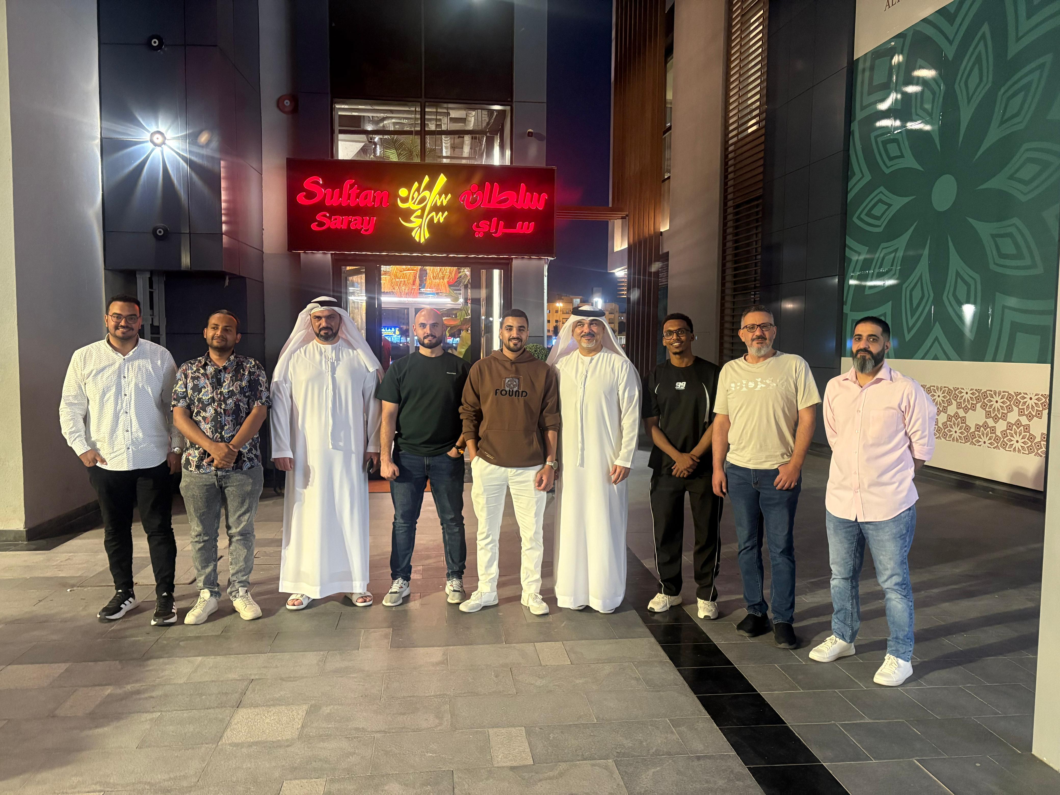 CMS Holoul management team group photo — 2026 Ramadan social event