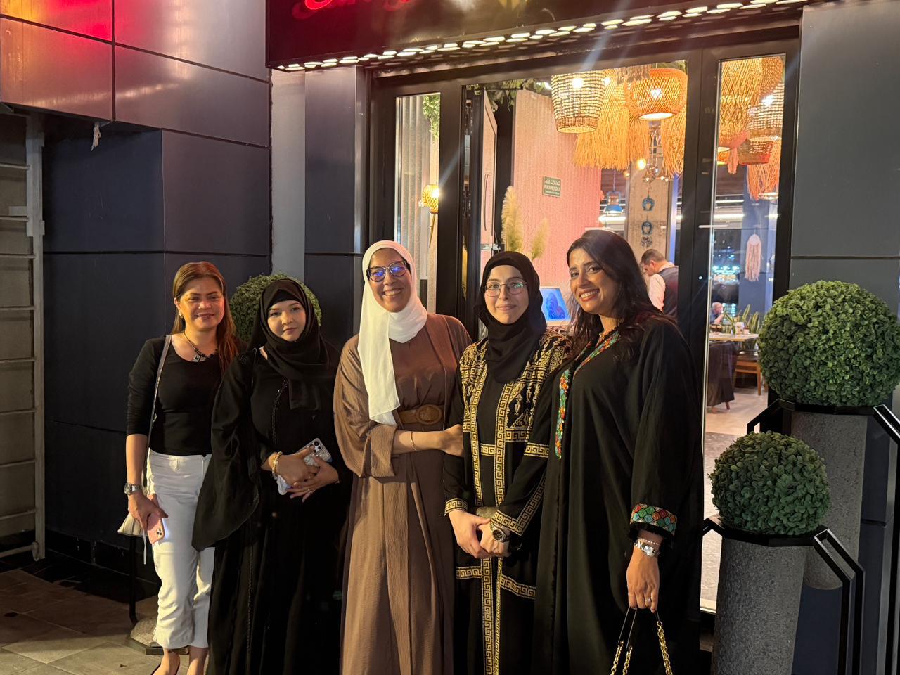 Team members enjoying 2026 Ramadan social event