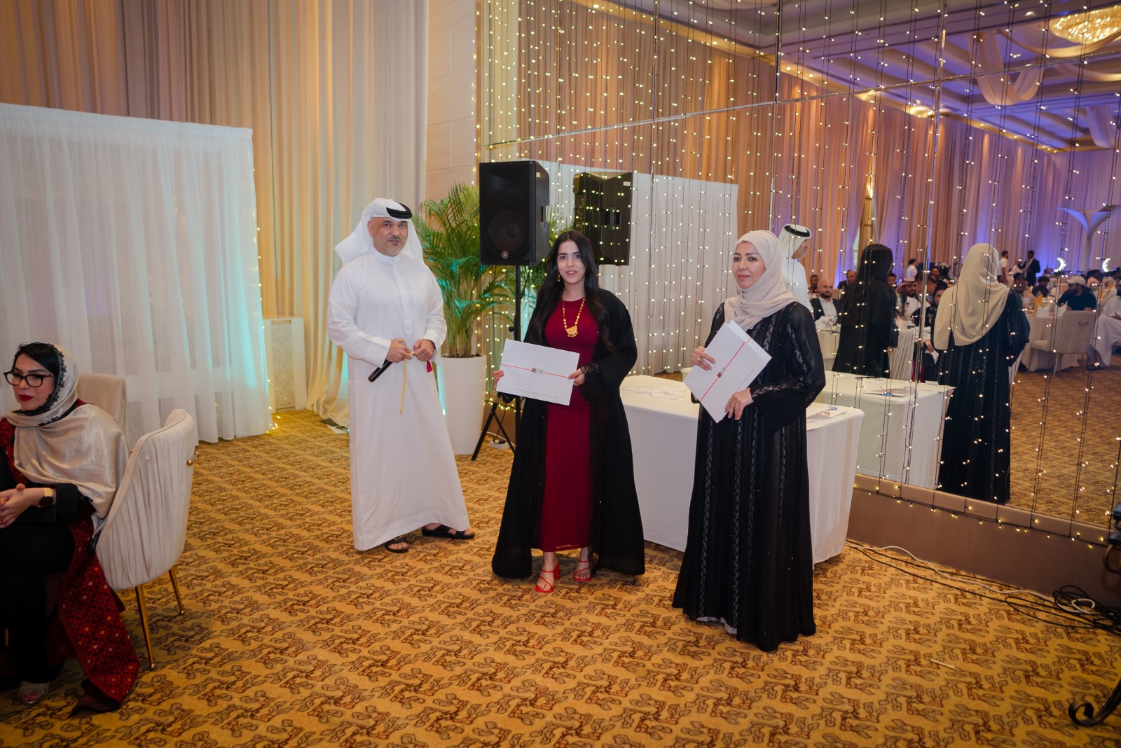 Award presentation at 2025 dinner