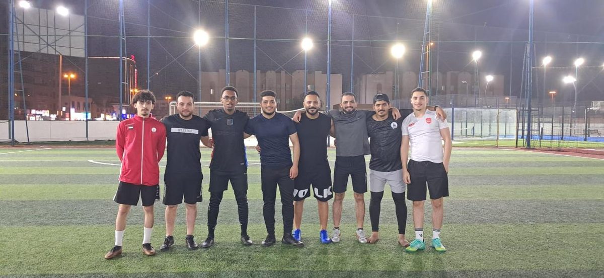 Soccer match action at CMS Holoul Eid tournament